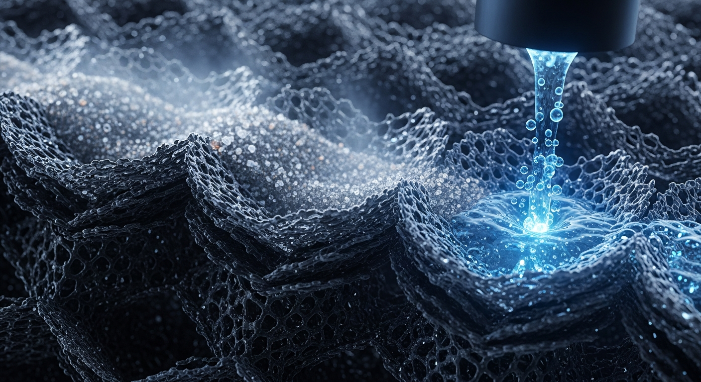 Carbon Flowers: Water's New Hope