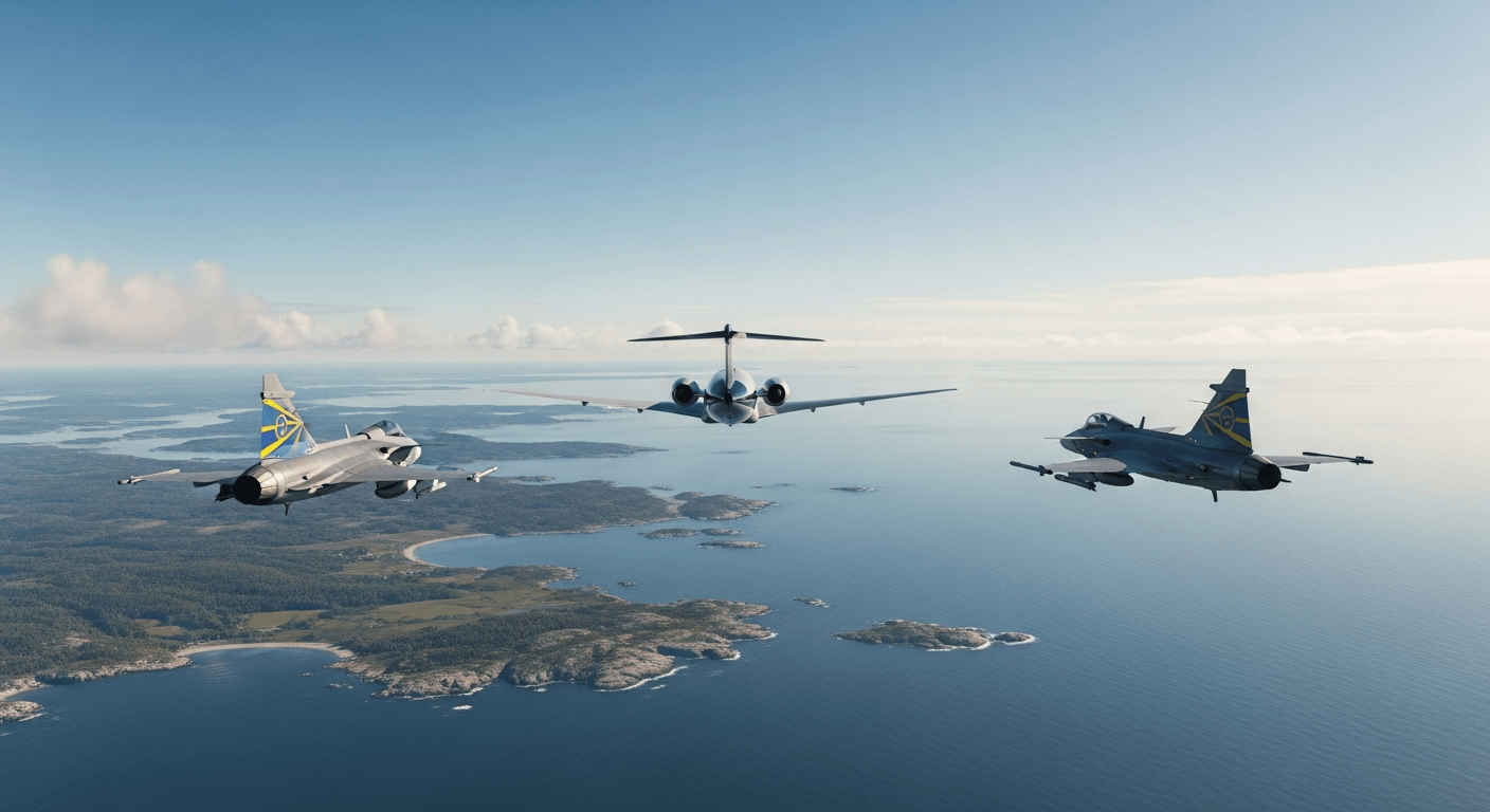 Gripen Escort Sweden