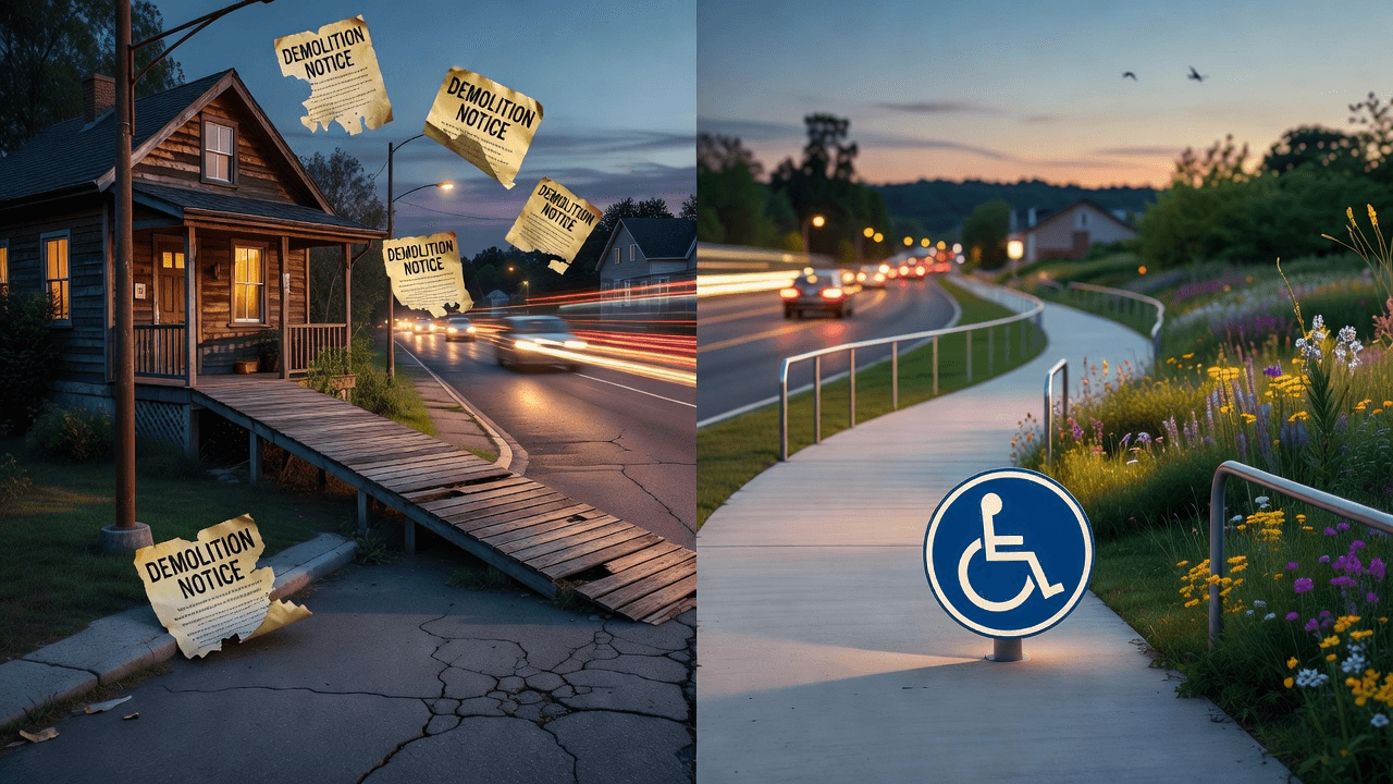 Ramps vs Roads: When Demolition Strikes