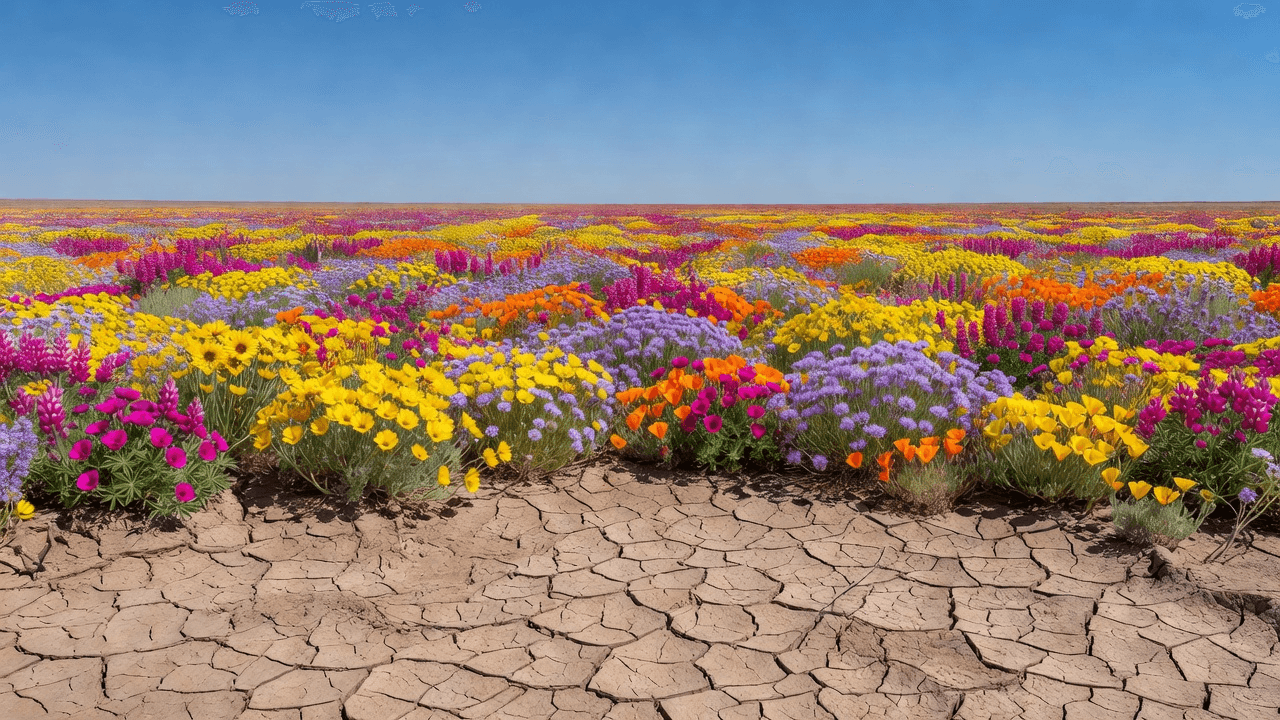 Life Blooms in the Driest Place